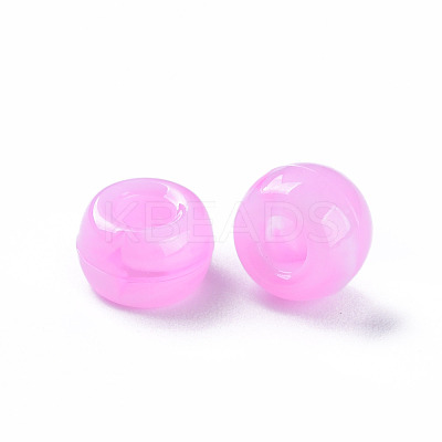 Acrylic European Beads MACR-S375-002B-03-1