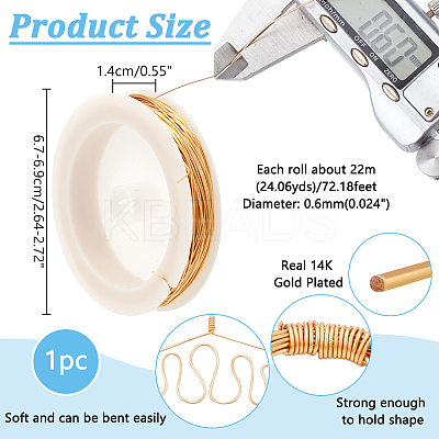 Copper Jewelry Wire CWIR-NB0001-02G-1
