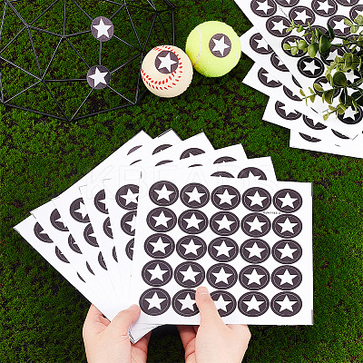 PVC Plastic Waterproof Stickers LS-DIY-WH0386-18B-1
