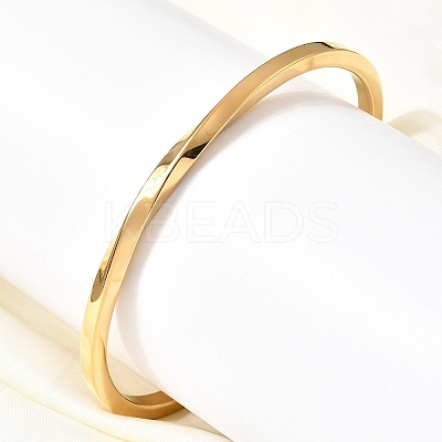 304 Stainless Steel Cuff Bangles for Women BJEW-H644-04G-1