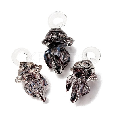 Handmade Lampwork Pendants LAMP-K039-31E-1