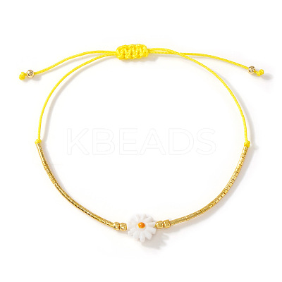 Bohemian Glass Seed Bead Braided Bracelets WO6368-8-1