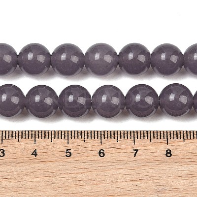 Natural Dyed White Jade Beads Strands GG-CBAEB22-B01-10mm-03-1