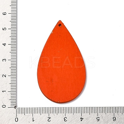 Single Face Printed Wood Pendants WOOD-B009-01I-1