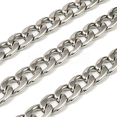 316 Surgical Stainless Steel Curb Chains CHS-H114-08A-P-1