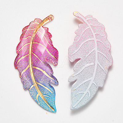 Transparent Acrylic Big Pendants TACR-R140-03A-1