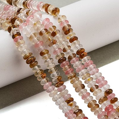Cherry Quartz Glass Beads Strands LS-G-K343-C16-01-1