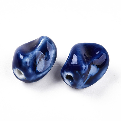 Handmade Porcelain Beads PORC-N008-06D-1