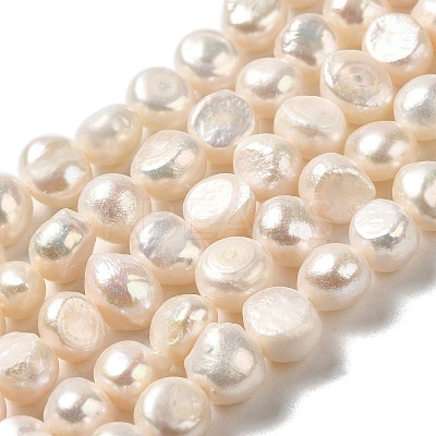 Natural Cultured Freshwater Pearl Beads Strands PEAR-E017-12-1