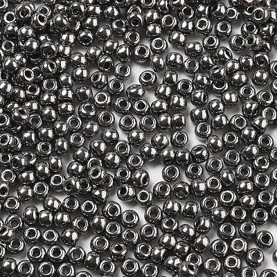 FGB 8/0 Grade A Round Glass Seed Beads X-SEED-Q008-3mm-F576-1