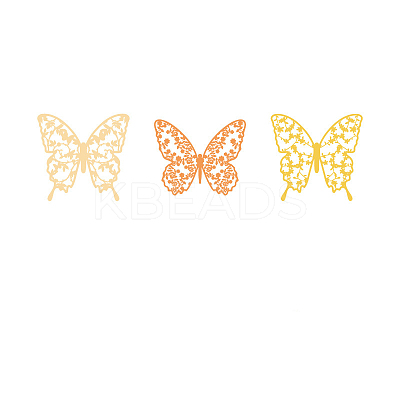 6Pcs 3 Styles Hollow Butterfly Scrapbook Paper Pads SCRA-PW0005-08A-1