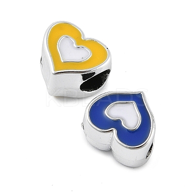 CCB Plastic European Beads CCB-M003-01G-1