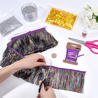 5M Polyester Tinsel Tassel Trimming OCOR-PH0036-47-1