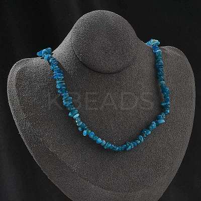 Natural Supper 7 Rutilated Quartz Chip Beaded Necklaces for Men Women NJEW-G159-01I-1