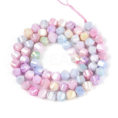 Anti-Tarnish Electroplate Glass Beads Strands LS-GLAA-T025-6mm-14I-1