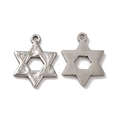 Non-Tarnish 304 Stainless Steel Pendants LS-STAS-Q001-02P-1