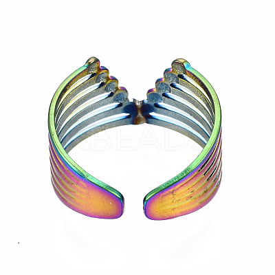 V Shape Cuff Rings RJEW-N038-035-1