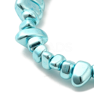 Baking Paint Electroplated Synthetic Non-magnetic Hematite Beads Strands G-H072-D01-01-1