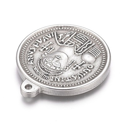 Non-Tarnish 304 Stainless Steel Pendants STAS-H117-02P-1