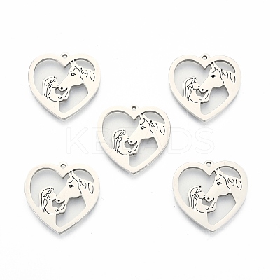 Non-Tarnish 201 Stainless Steel Pendants STAS-N098-118P-1