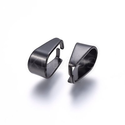 304 Stainless Steel Snap On Bails Ion Plating(IP) STAS-P214-08B-04-1