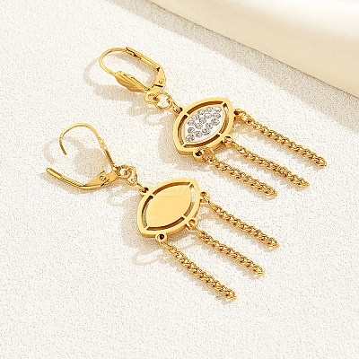 201 Stainless Steel Eye Hoop Earrings XR9561-1