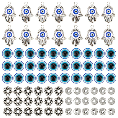 DIY Evil Eye Jewelry Kits DIY-NB0004-73AS-1