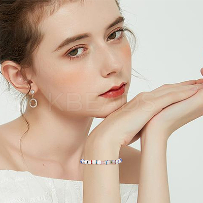 200Pcs 10 Colors Brass Rhinestone Spacer Beads RB-DC0001-09-1