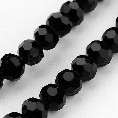 Transparent Glass Bead Strands GLAA-G013-6mm-71-1