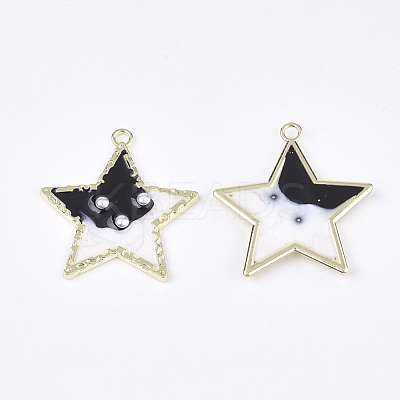 Epoxy Resin Pendants RESI-S365-58A-1