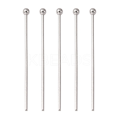 Tarnish Resistant 304 Stainless Steel Ball Head pins STAS-N017-02-30mm-1