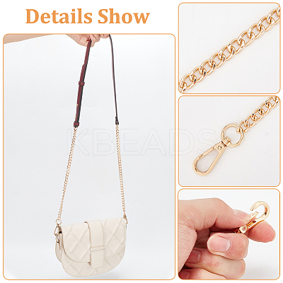 Imitation Leather Purse Shoulder Straps FIND-WH0126-205A-1