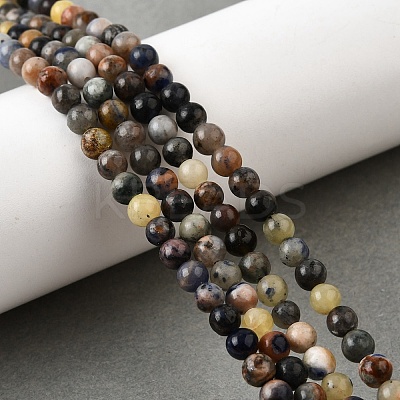 Natural Sodalite Beads Strands G-F591-13A-1