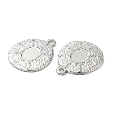 Non-Tarnish 304 Stainless Steel Pendant Cabochon Settings STAS-L020-025P-1
