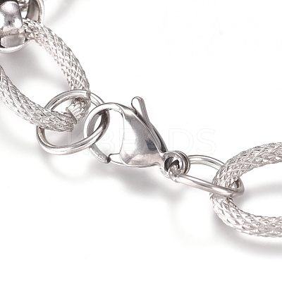 Tarnish Resistant 304 Stainless Steel Chain Bracelets BJEW-L661-05P-1