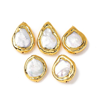 Natural Baroque Pearl Keshi Pearl Beads PEAR-F010-11G-1