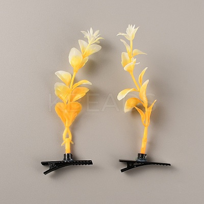 Bean Sprout Plastic Alligator Hair Clips PHAR-WH0017-05D-1
