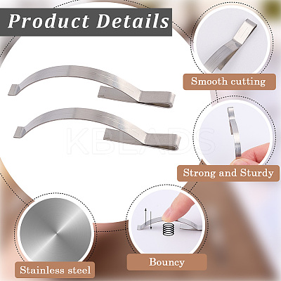 Stainless Steel Window Screen Tension Spring Corner Clips AJEW-CN0002-93A-1