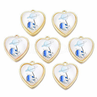 Resin Pendants PALLOY-N161-009-NR-1