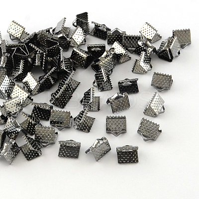 Iron Ribbon Crimp Ends IFIN-ZX025-B-1