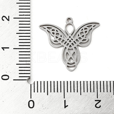 Non-Tarnish 5Pcs 201 Stainless Steel Pendants STAS-B064-16P-1