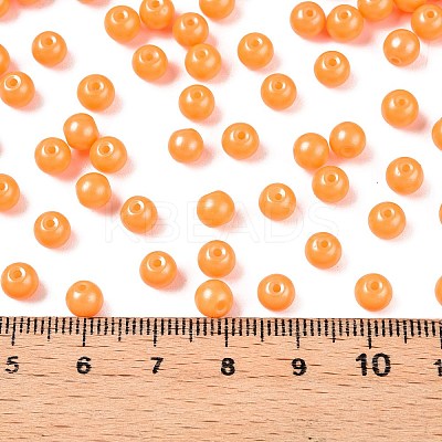 Opaque Baking Paint Glass Beads DGLA-T004-02H-1