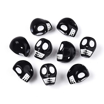 Opaque Acrylic Beads SACR-T035-04B-1