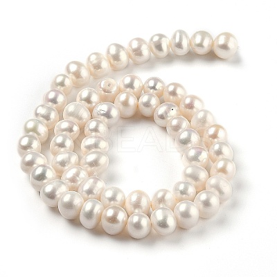 Natural Cultured Freshwater Pearl Beads Strands PEAR-L033-15-01-1