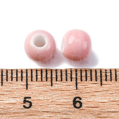 Bright Glazed Porcelain Beads PORC-D300-A29-1