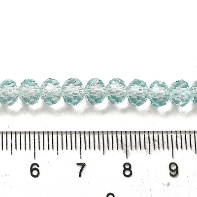 Transparent Baking Paint Glass Beads Strands LS-DGLA-A034-T6mm-D01-1