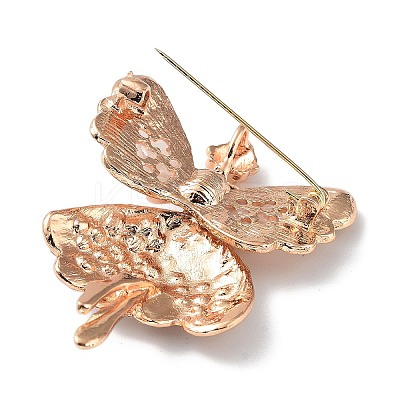 Alloy Pave Rhinestone Brooch JEWB-M035-08KCG-02-1