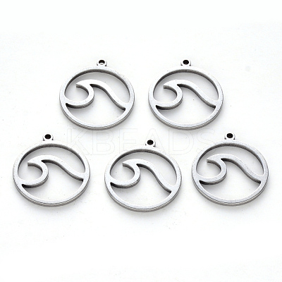 Non-Tarnish 304 Stainless Steel Pendants STAS-N092-95-1