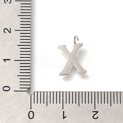 304 Stainless Steel Micro Pave Cubic Zirconia Pendants STAS-H228-06P-X-1