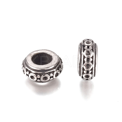 304 Stainless Steel European Beads STAS-M274-045AS-1